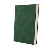Generico Libro in pelle A5 Sensazione della Blocco note di moda Diario apprendimento Notebook Business Office e riviste Nota(A5 Green)