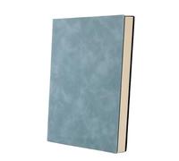 Generico Libro in pelle A5 Sensazione della Blocco note di moda Diario apprendimento Notebook Business Office e riviste Nota(A5 light blue)