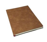 Generico Libro in pelle A5 Sensazione della Blocco note di moda Diario apprendimento Notebook Business Office e riviste Nota(A5 brown)