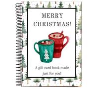 Generico Libro per biglietti d'auguri di Natale - Sorprese in ogni pagina, Porta biglietti d'auguri fai da te con rilegatura a Buon Natale per la sopravvivenza al college, per studenti universitari