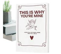 Generico Libro Per Coppie,Taccuino Resistente e Divertente in Cartoncino Durevole,Diario Per Moglie E Marito - Per Fidanzata Uomo Donna Casa Interni Esterni Matrimonio Compleanno San