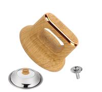 Generico Lid Handle Replacement, Heat Resistant Pot Knob, Pan Cover Handles, Handgrip Replacements, Easy Install Screw-On Design, Ideal for Cookers Kitchen Use, 7.7x6.2x4.5cm