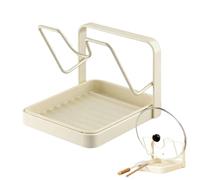 Generico Lid Holder - Kitchen Cabinet Pan Lid Organizer | Space Saving Storage With Drain Tray, Pan Lids Holder, For Ladle Spatula Spoon Plate Dish Cabinet Countertop Pantry Home Apartment Restaurant