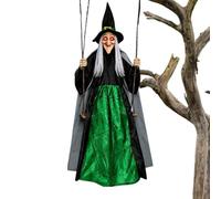 Generico Life Size Swinging Witch Outdoor Halloween Hanging Decor