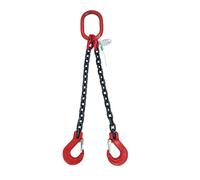 Generico Lifting Chain，，G80 Mn-Steel 2 Leg Chain Sling, 11 TON Heavy-Duty Lifting Chains, High Strength Towing & Handling Slings, Standard Marking for Safety, Durable And Reliable Performance