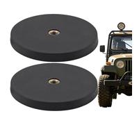 Generico Light Bar Mounting Brackets - 2 Pieces Magnetic Base Holder | Internal Thread Mounting Brackets for LED Lights, Automotive, Truck, Trailer, or Vehicle Lighting