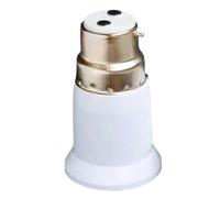 Generico Light Socket Adapter - 1.18 Inch Lamp Extender | B22 to E27 Light Socket Adapter | - White Durable Ceiling Chandelier Porch Garage Indoor Outdoor Lighting Connector Safe Stable Replacement