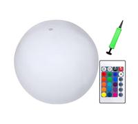 Generico Light Up Beach Balls For Pool - PVC 60cm 38cm Inflatable | LED Pool Ball With 16 Colors 4 Modes Remote Control | Glowing Beach Ball For Kids Summer Parties Pools Games Beachs Decorations Use