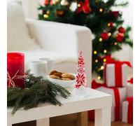 Generico Light UP GNOME Plush - 7.9x3.14x2.75 in Stoffa + Cotone LED Natalizio A LED Scandinavo Decorazione Tomte | Figurina Gnoma di Vacanza Luminosa per Tavolo, Scaffale E Arredamento per La Casa