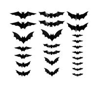 Generico Light Up Halloween Bats Wall Decor | Spooky Lighted Window Cling