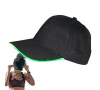 Generico Light Up Hats - LED Baseball cap Sun Protection Glow Headwear, Comfortable Adjustable Luminous Party Hat, Four Lighting Modes | Eye Catching Night Style Accessory for Concerts Sports Games