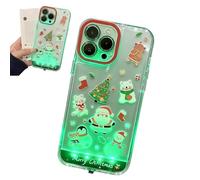 Generico Light Up Phone Casefor iPhone 17 Pro Max - LED Flash on Calls, Merry Christmas Theme, Shockproof, Ideal Gifts for Allwith Vibrant Lights. (Christmas snowman,For iPhone 17)