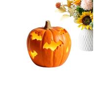 Generico Light Up Pumpkins - Resin Table Lamp Decor | Fall Centerpiece