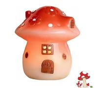 Generico Light Up The Magic with Our Enchanting Mushroom House Night Light, Portable Mushroom Night Lights with USB/Battery Power, Cute Mushrooms Decor, for Bedroom (USB)