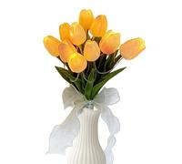 Generico Lighted Artificial Flowers For Vase - 10 Pieces Desk Decoration, Flower Bedside Lamp, LED Glow Floral Decor, Soft Warm Lighting, Elegant Display Accent | Artificial Flowers For Home Wedding