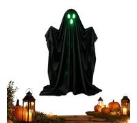 Generico Lighted Ghost | with Glowing Green Eyes 100cm Spooky Large Ghost