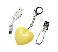 Generico Lighted Keychain - USB Rechargeable Pocket Lamp, Gentle Illumination Night Guide, Compact Safety Tool, Home Outdoor Carry Decor, Kids Adults Hiking Trips Backpacks Use Home Decor