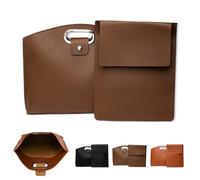 Generico Limorence 2pcs Women'S Laptop Tote Bag Set, Waterproof Leather 14-16in 2pcs Laptop Bag for Women (Dark Brown)