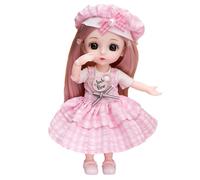 Generico Linda Doll Cute - Bambola anime Cute, bambola Cute da 16 cm, 13 bambola mobile congiunta | Regalo per bambola bambola della bambola anime della principessa Cute per ragazze