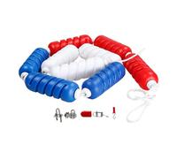Generico Linea divisoria di Sicurezza della Piscina, Linea Segnalazione | Corda di sicurezza preassemblata, divisore for estremità poco profonda con ganci(Nylon rope,6cm/3 meter)