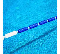 Generico Linea divisoria Galleggiante di Sicurezza per Piscine - Kit di Boe Blu e Bianche per Piscine interrate, Ideale Come divisorio per corsie in acque Profonde e Zone Poco Profonde, per Una Maggi