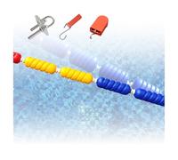 Generico Linea divisoria Sicurezza Piscina cordone Galleggiante, Linea Corda Sicurezza superfici Basse e Profonde, for sorgenti termali parchi Acquatici Interni Esterni(Nylon Rope,1 Meter)