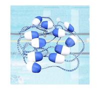 Generico Linee di Corsia for Piscine Corde for Boe, Kit di Corde Divisorie for Piscina Privata, Attrezzatura for Dividere Le Corsie di Gara di Nuoto(12m)