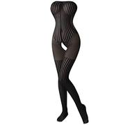 Generico Lingerie Calze a Rete Sexy Body Donna Intimo Trasparente Bodystocking Elastico Camicia da Notte Hot Completino Reggicalze Pigiami Babydoll Un Pezzo Fishnet Tuta 2025