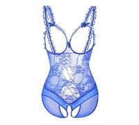 Generico Lingerie Intimo Trasparente Rete da Sexy da Donna, Set Aderente, Calze a Vita Alta per Il Corpo e Biancheria Intima per la Parte Superiore del Corpo Imbracatura Sexy Pelle