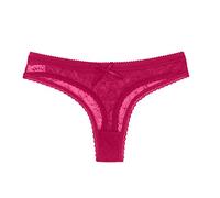 Generico Lingerie Sexy Body A Rete Reggiseno Sexy Body Sexy Autunno biancheria intima imbottita Solid Mid Rise Seamless Sexy Lace Trendy Body Donna Pizzo Erotico Donna Seducente Sexy (Wine, One Size)