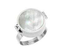 Generico Lip Balm Ring, Mini Locket Multi-Functional Finger Ring for Lip Balm Storage, Portable for Travel, Winter, Commuting, College, Dating, Women, Teens, Adults