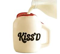 Generico Lip Cup, Decorative Coffee Mugs, Quirky Drinking Glasses, Ergonomic Handle Grip, Smooth Glazed Ceramic, Dining & Entertaining, Pink Cute Fashion Mug For Kitchen Tabletops