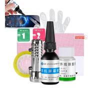 Generico Liquid Screen Protector - Fix Cracked Cell Phone Screen Glue | Cellphone Protective Damage Handling Accessories suitable for Smartphones Smart Watches Tablets