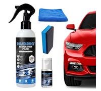 Generico Liquido Restauro Fari | Aumento della Trasparenza 180ml,Agente per Il Ripristino e la Protezione dei Fari - per Auto Berline Camion Officine Garage Conducenti Principianti e Avanzati