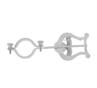 Generico Lira Di Tromba Di Metallo Supporto Per Sassofono Trombone Spazzola Per La Pulizia Della Tromba Gruppo Musicale Clarinetto Lira Supporto Per Flauto Portatile Tamburellare Sax Silver