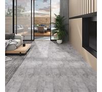 Generico Listoni Pavimento PVC 5,02 m² 2 mm Autoadesivi Marrone Cemento,Articoli di ferramenta,Materiali da Costruzione,Pavimenti e tappeti-146559