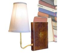 Generico Literature Book Lamp | Vintage Bookshelf Light | Book-Style Table Lamp | Unique Decorative Shelf Lamp | Cozy Book Nook Lighting | Classic Study Lamp | Perfect Lamp For Living Room Or Bedroom