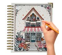 Generico Literature Log Book - Novel Progress Diary, Yearly Reading Challenge with Habit Trackers, Sturdy Hardcover Keepsake Organizer, Ideal for Workplace Library Book Club Gift Hobbies Students