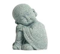 Generico Little Monk - Pro | Zen Buddha - Statuette De Petit Moine Bouddha En Résine Pour Décoration De Maison Et Bureau | Figura De Monje Zen | Statua | 2026 Pro | Cute | Grey