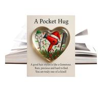 Generico Little Pocket Christmas Hug - Mini Plush for Holiday Stocking Stuffer | Soft Fabric Doll with Inspirational Message Card, Cute Keepsake Charm for Kids Friends Coworkers