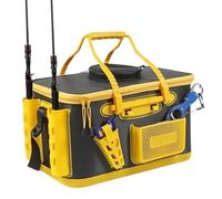 Generico Live Bait Cooler, Fish Bucket, Portable Container, 15.75x9.84x9.84 inches Multi Functional Storage, Fish Tackle for Travel, Camping, Sea Kayak, Boat, Car Transport