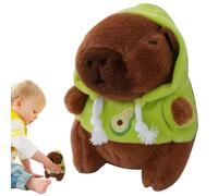 Generico Llavero De Peluche De Capibara - Juguete De Animal Suave, Muñeco Tierno | Colgante De Capibara Para Mochila, Accesorio Encantador Para Mujeres Y Niñas Ideal Para Regalo Decorativo