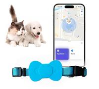 Generico Localizzatore per gatti, localizzatore per cani, Collare GPS per cani e gatti di taglia media e grande,localizzatore per animali domestici, nessun canone mensile, compatibile con iOS/Android