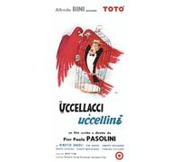 Generico Locandina Uccellacci e uccellini | Poster 33x70 cm | Totò e Pasolini | SACWEBPHOTO
