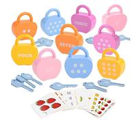 Generico Lock & Key Toys, Numbers Educational Set, Preschool Learning Game, Interactive Fine Motor Skill Development, Fun Matching Toy, for Boys, Girls, And Early Childhood Education
