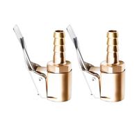Generico Lock On Air Chuck - Brass Tire Inflator | 2-Piece Brass Locking Air Chuck Inflator Connector for Tire Inflation, Secure No-Leak Fit for Car, Truck, SUV, Motorcycle, Bike & RV