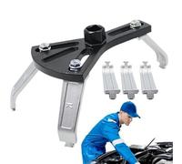 Generico Lock Ring Spanner, Adjustable Tank Collar Tool Set, 65-160 mm Cover Tool with Grip Aid, Hardened Steel Cap Wrench, Pump Ring with Angled Style, Auto Service for Garage Repair