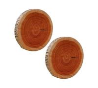 Generico Log Pillow Set, Realistic Tree Trunk Throw Cushions, Soft Round Wood Print Pillows for Living Room Bedroom Camping Tent Hotel Decor, 2-Piece Cozy Nature-Inspired Home Comfort