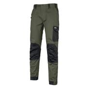 Generico logica Pantaloni da Lavoro Pantalone in Tessuto Stretch con tascone Laterale (IT, Testo, 3XL, Regular, Regular, Verde)
