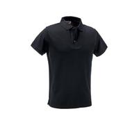 Generico Logica Polo Uomo Maniche Corte 100% Cotone Piquet 220 Gr/mq (IT, Testo, 3XL, Regular, Regular, Nero)